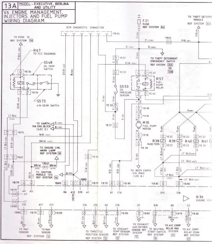 vp v6 commodore wiring diagram | Just Commodores